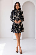 Floral Ruffle Mini Dress